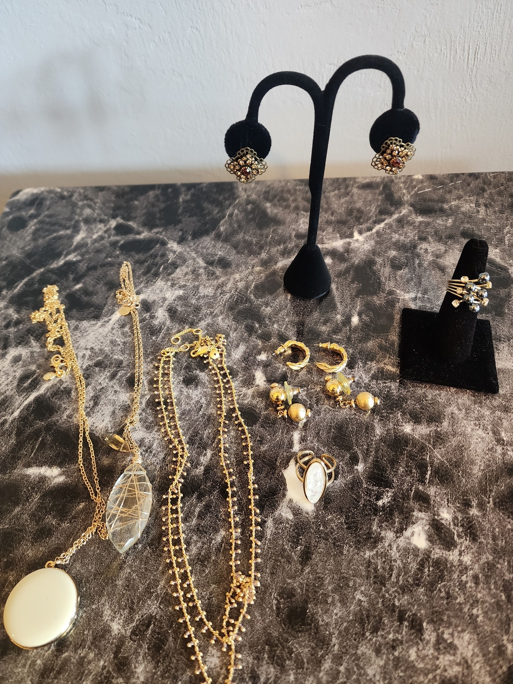 Mixed Designer Gold-Tone Jewelry Bundle, Some Vintage